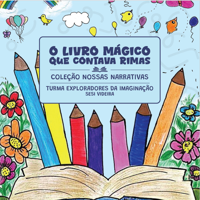 capa O LIVRO MAGICO QUE CONTAVA RIMAS