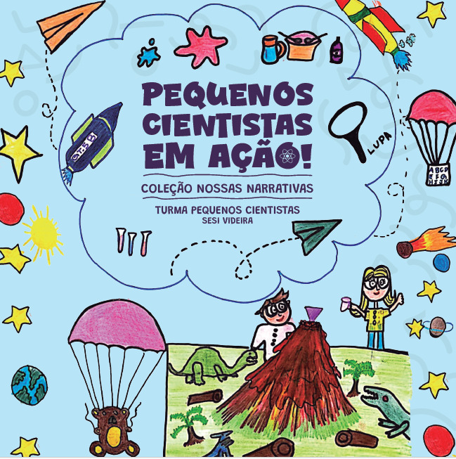 capa PEQUENOS CIENTISTAS EM ACAO!